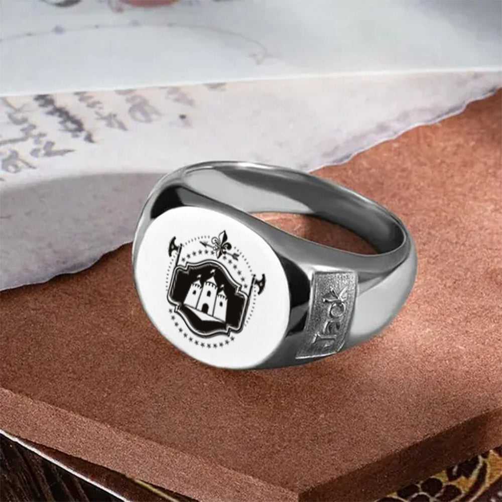 Personalized Crest Ring
