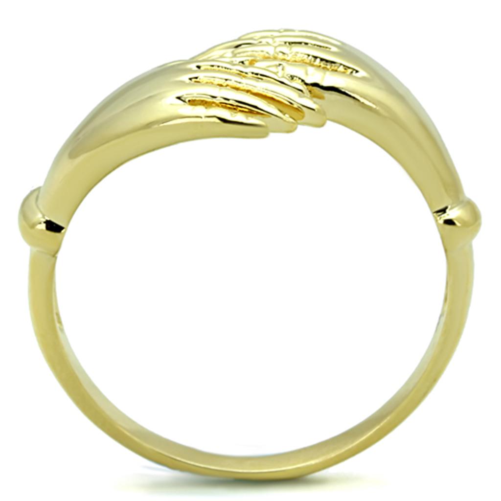 Gold Brass Ring with No Stone