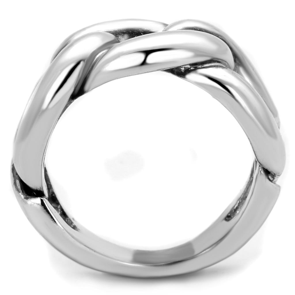 Rhodium Brass Ring with No Stone
