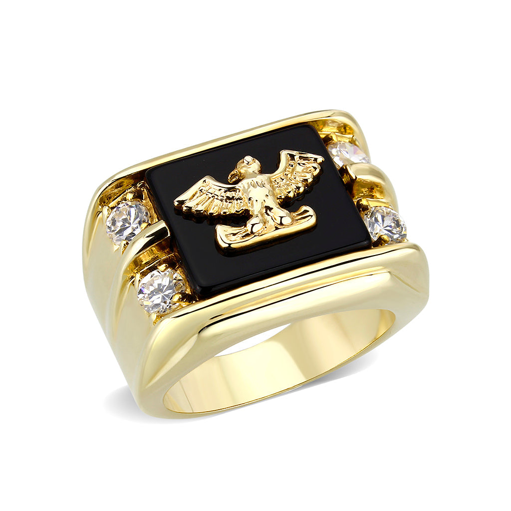 IP Gold(Ion Brass Ring with Epoxy