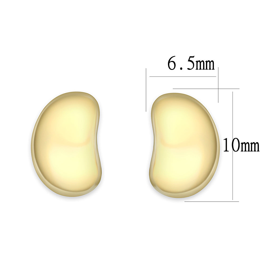 Sterling Silver Earrings With Gold Plated No Stone