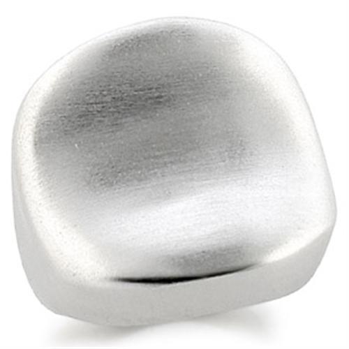 Rhodium Brass Ring with No Stone