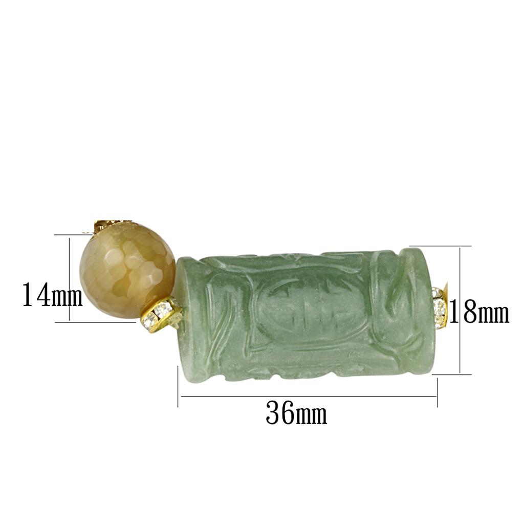 Gold White Metal Bracelet with Synthetic Onyx in Multi Color