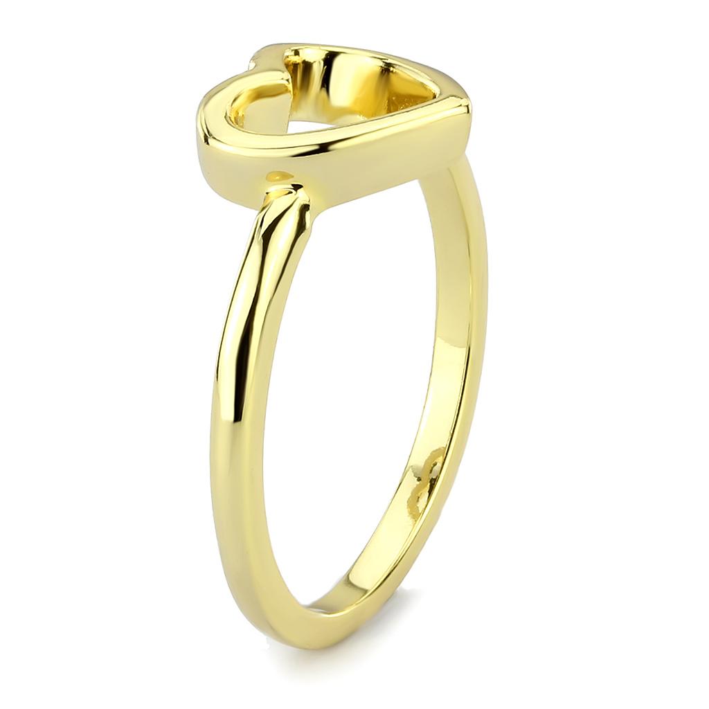 Flash Gold Brass Ring with No Stone