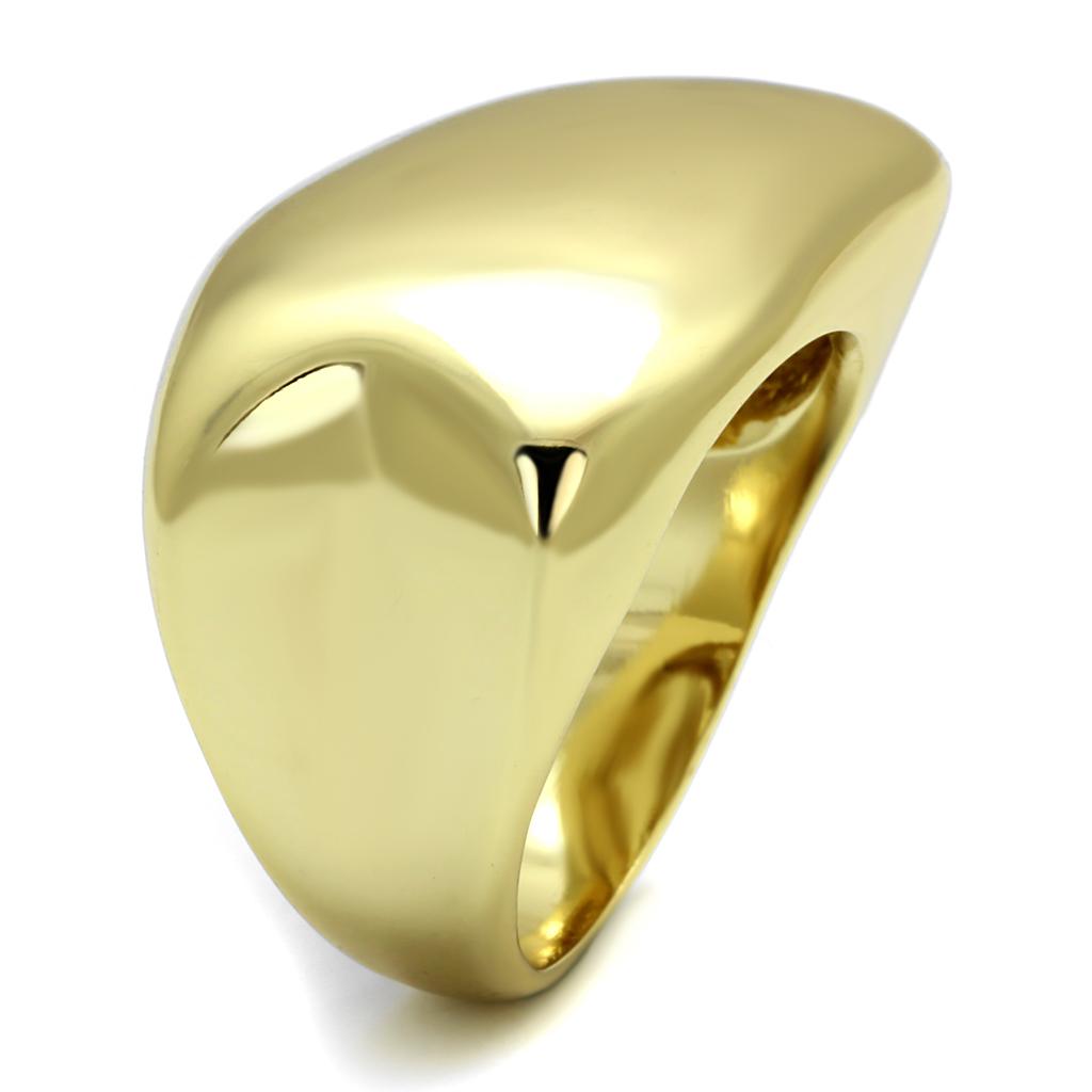 Gold Brass Ring with No Stone