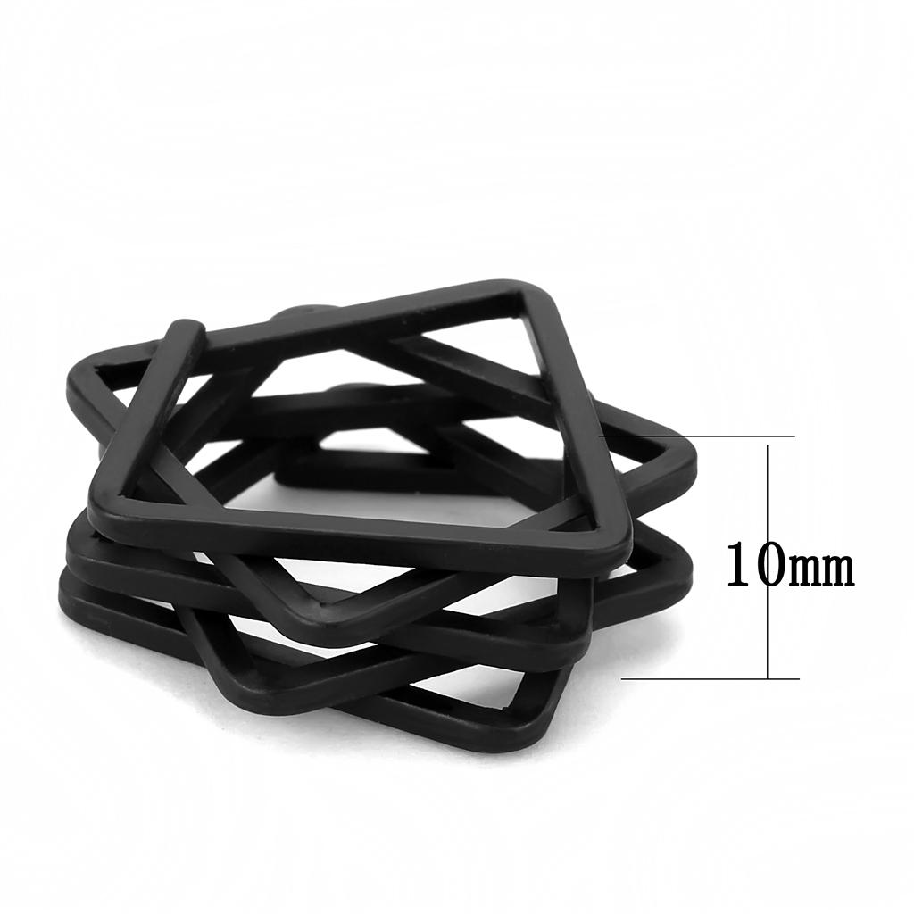 Ruthenium Brass Ring with No Stone