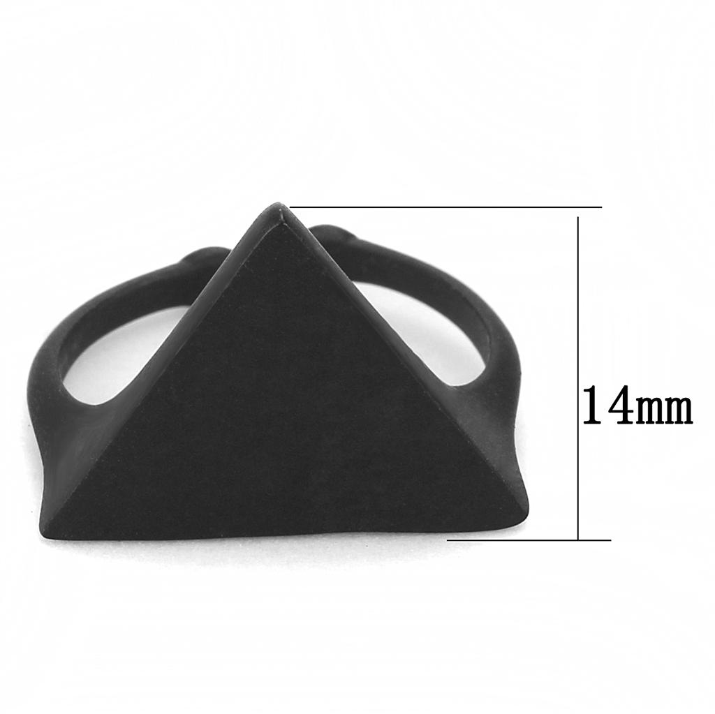 Ruthenium Brass Ring with No Stone