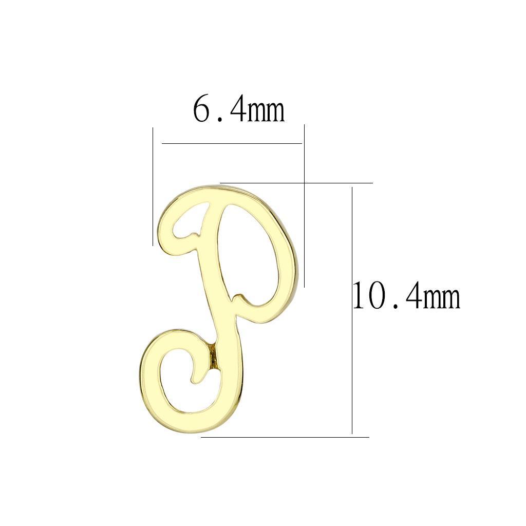 Flash Gold Brass Earrings with No Stone