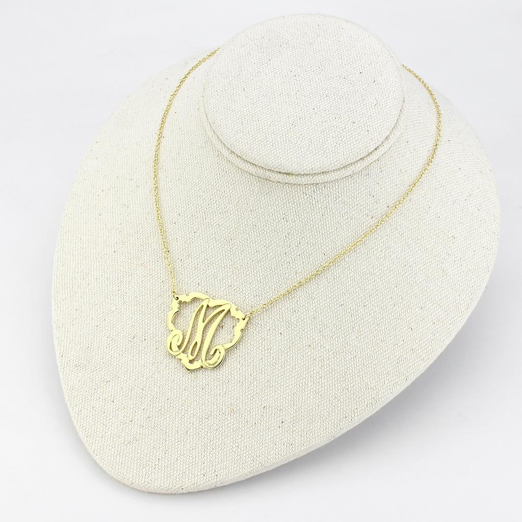 Flash Gold Brass Necklace with No Stone