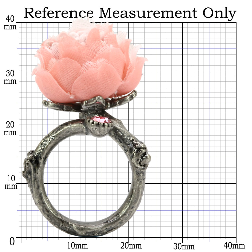 Antique Tone Brass Ring with Assorted in MultiColor