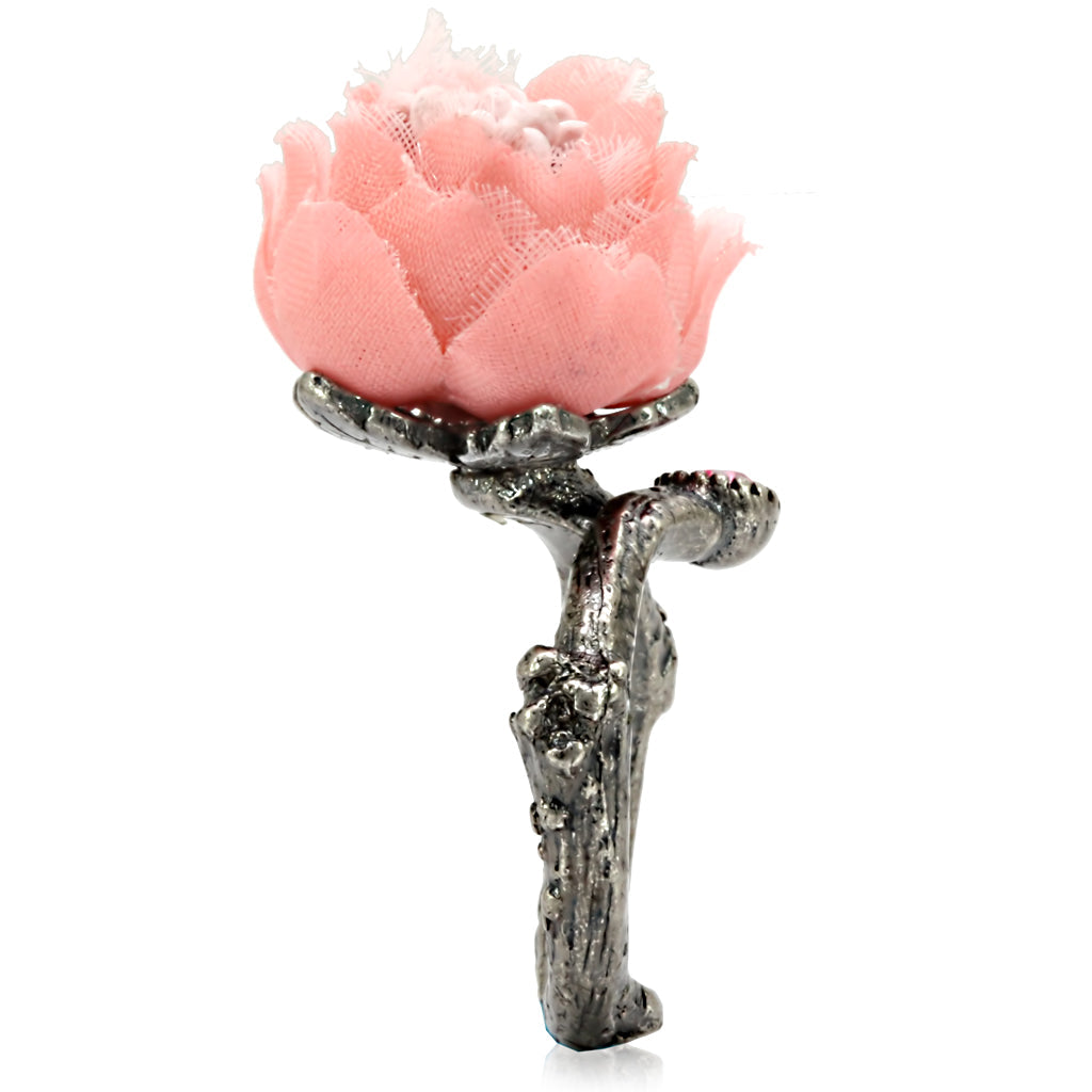 Antique Tone Brass Ring with Assorted in MultiColor