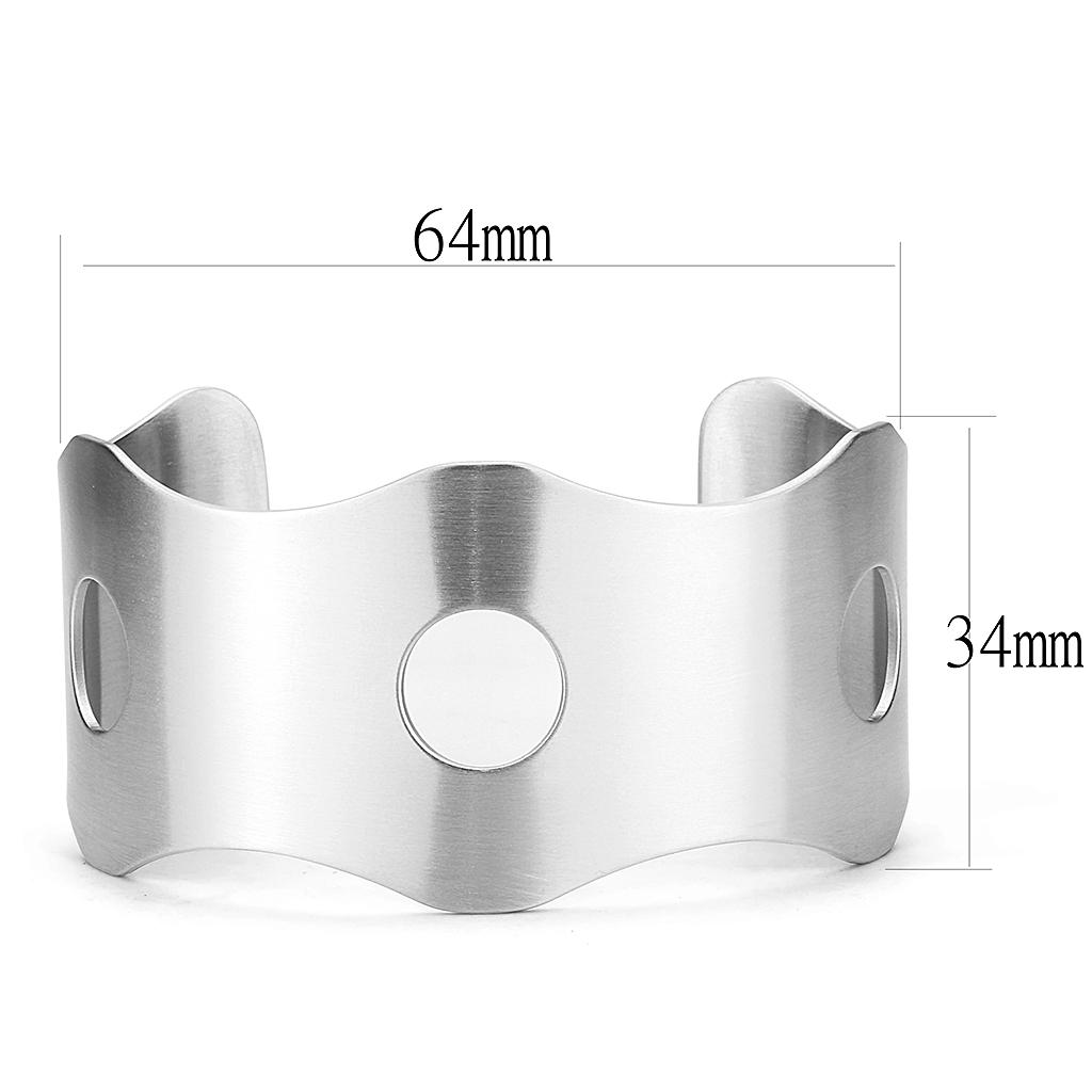 Stainless Steel Bangle with No Stone