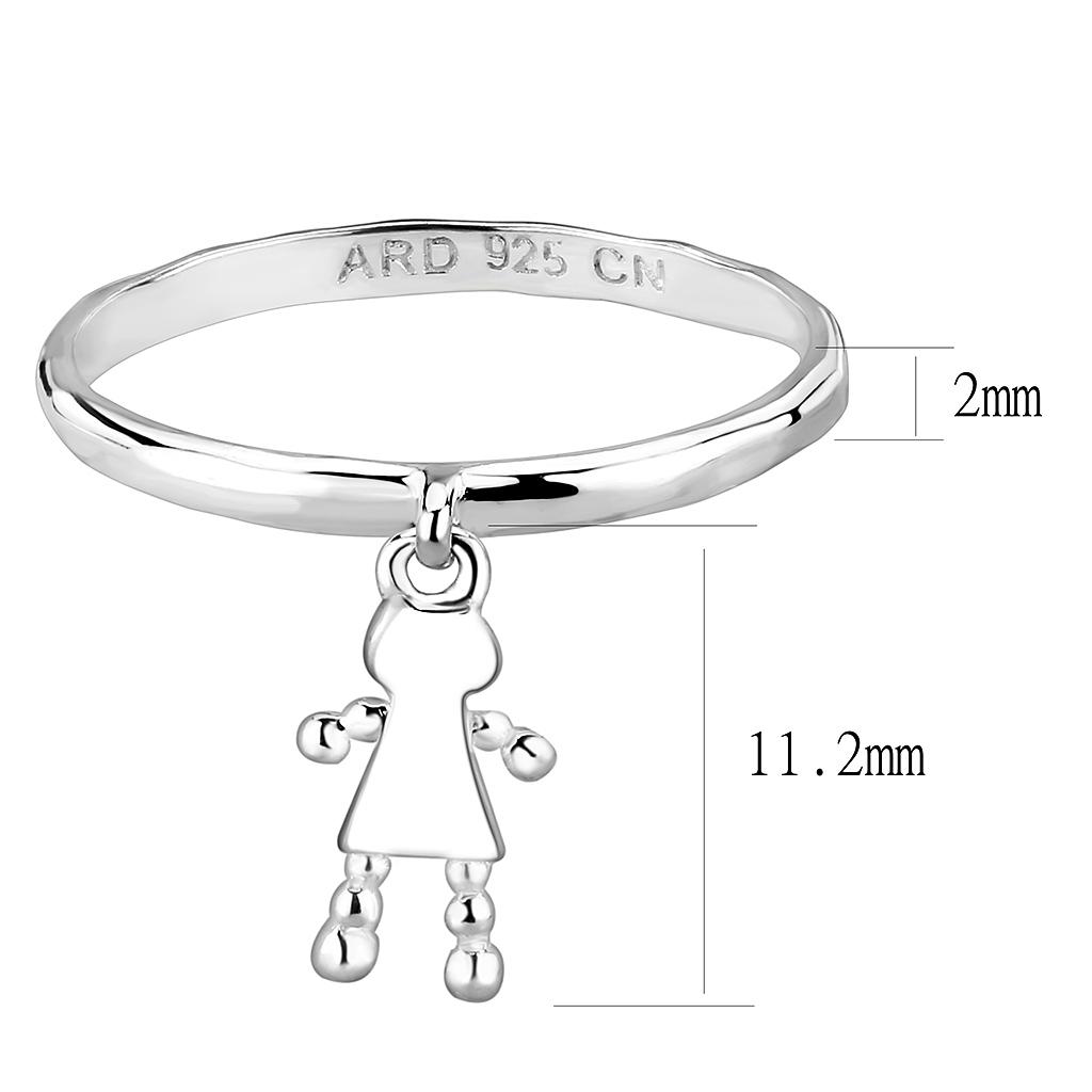 Silver 925 Sterling Silver Ring with No Stone