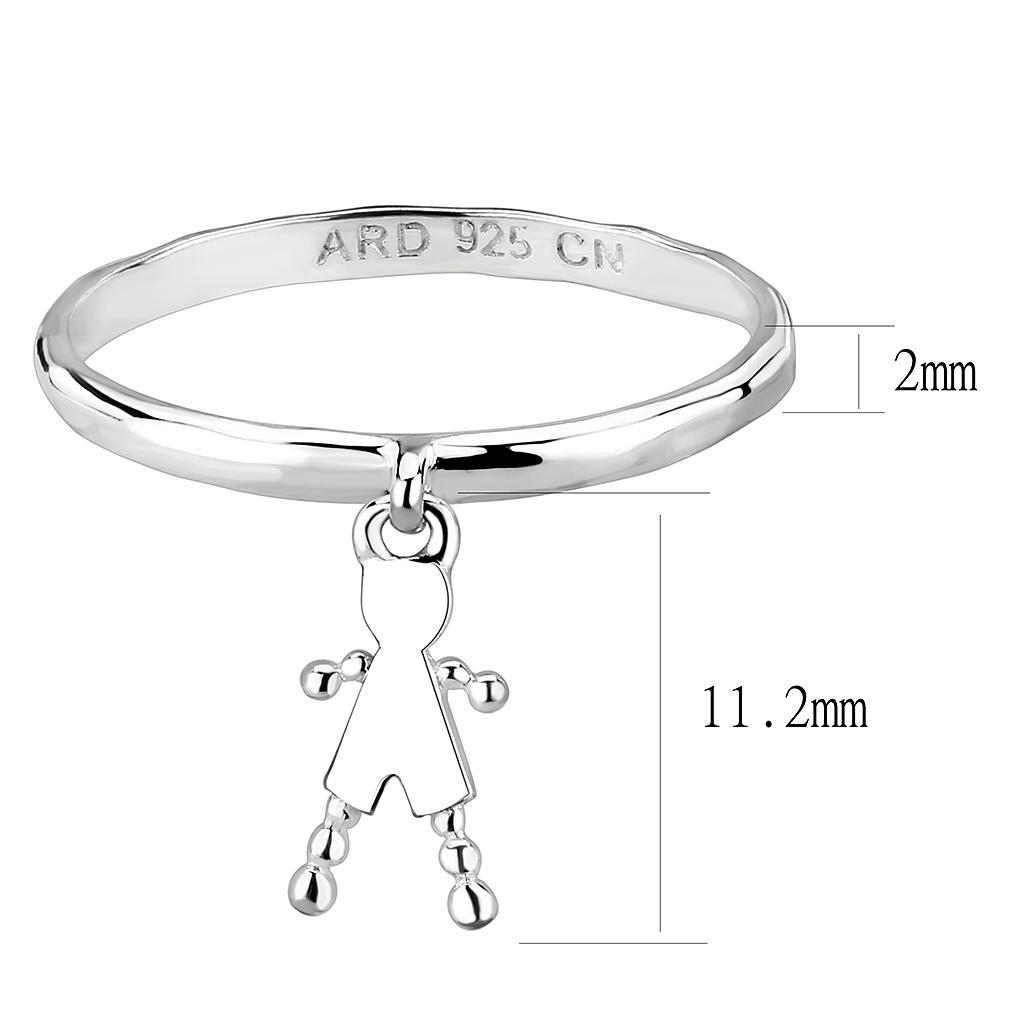 Silver 925 Sterling Silver Ring with No Stone