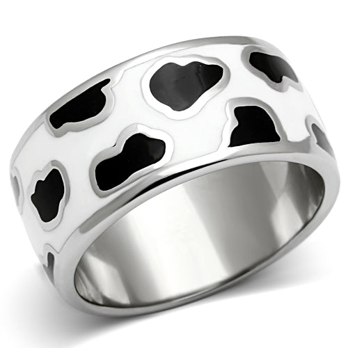 High polished (no plating) Stainless Steel Ring with No Stone