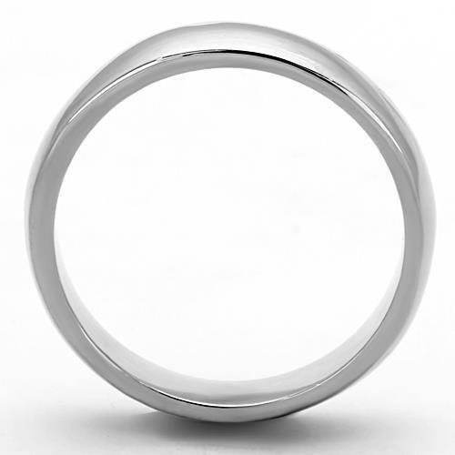 High polished (no plating) Stainless Steel Ring with No Stone