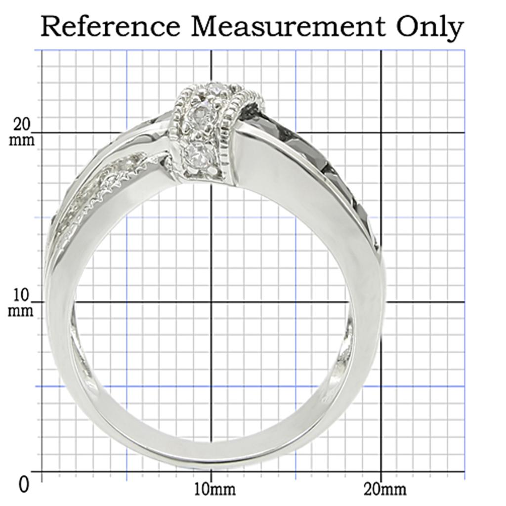 High polished (no plating) Stainless Steel Ring with AAA Grade CZ in Jet
