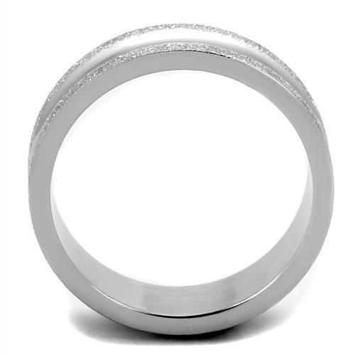 High polished (no plating) Stainless Steel Ring with No Stone