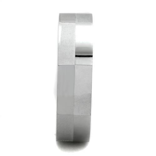 High polished (no plating) Stainless Steel Ring with No Stone