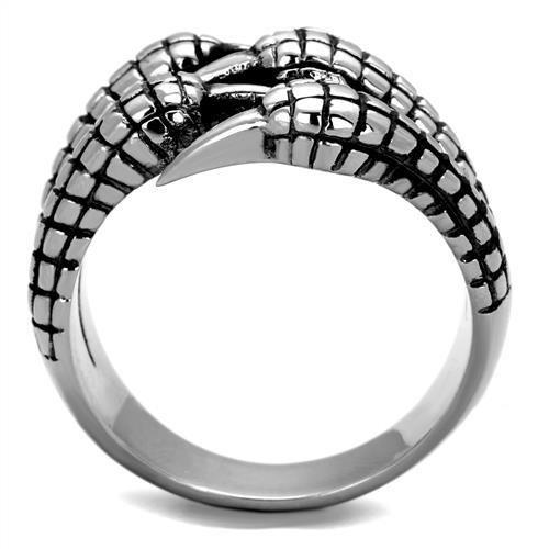 High polished (no plating) Stainless Steel Ring with No Stone