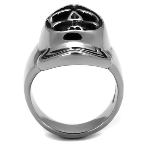 High polished (no plating) Stainless Steel Ring with No Stone