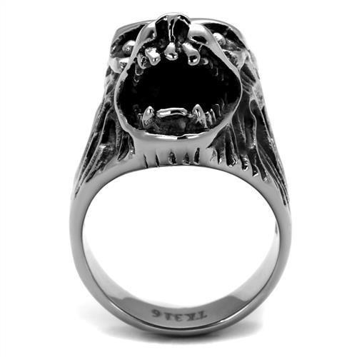 High polished (no plating) Stainless Steel Ring with No Stone