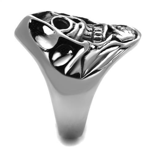 High polished (no plating) Stainless Steel Ring with No Stone