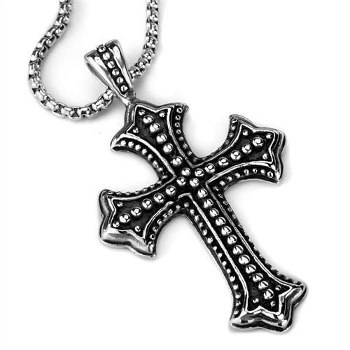 High polished (no plating) Stainless Steel Necklace with No Stone