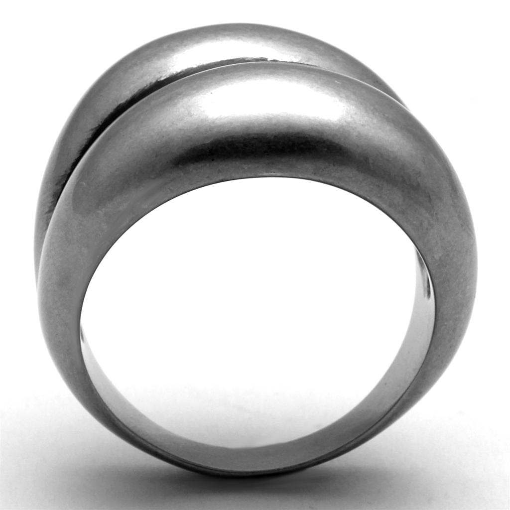 Antique Silver Stainless Steel Ring with No Stone