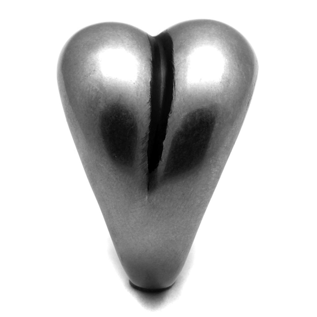 Antique Silver Stainless Steel Ring with No Stone