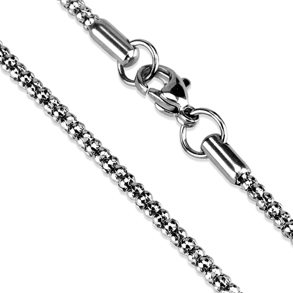 High polished (no plating) Stainless Steel Chain with No Stone