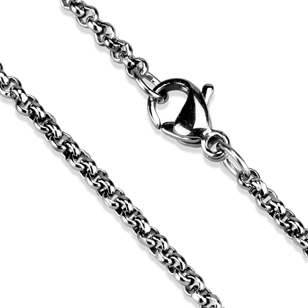 High polished (no plating) Stainless Steel Chain with No Stone