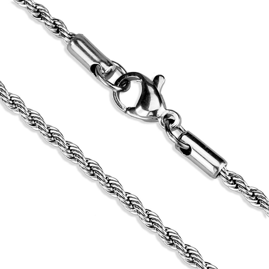 High polished (no plating) Stainless Steel Chain with No Stone