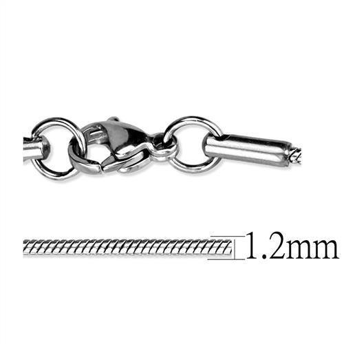 High polished (no plating) Stainless Steel Chain with No Stone