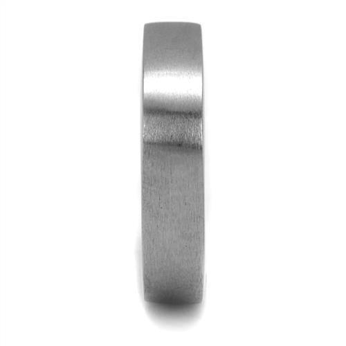 High polished (no plating) Stainless Steel Ring with No Stone