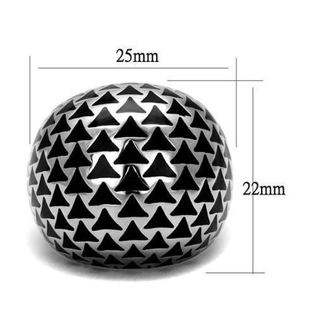 High polished (no plating) Stainless Steel Ring with No Stone