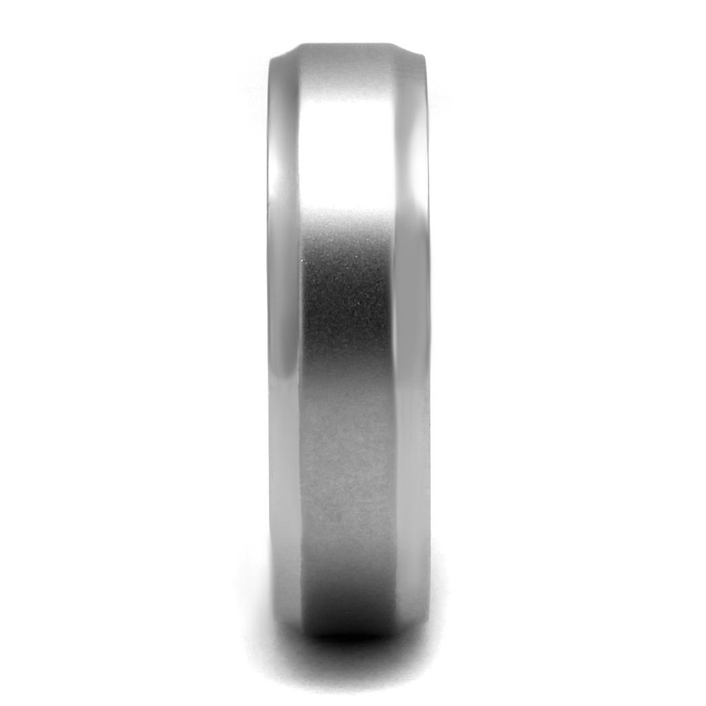 High polished (no plating) Stainless Steel Ring with No Stone