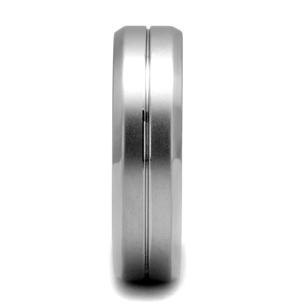 High polished (no plating) Stainless Steel Ring with No Stone