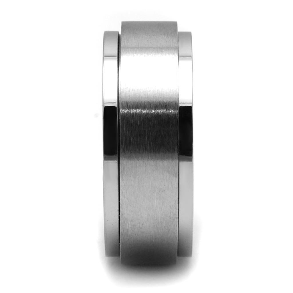 High polished (no plating) Stainless Steel Ring with No Stone