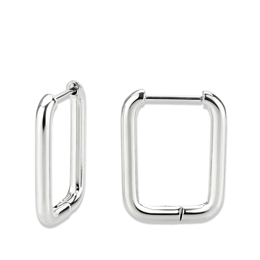 High Polished Minimalist Stainless Steel Earrings