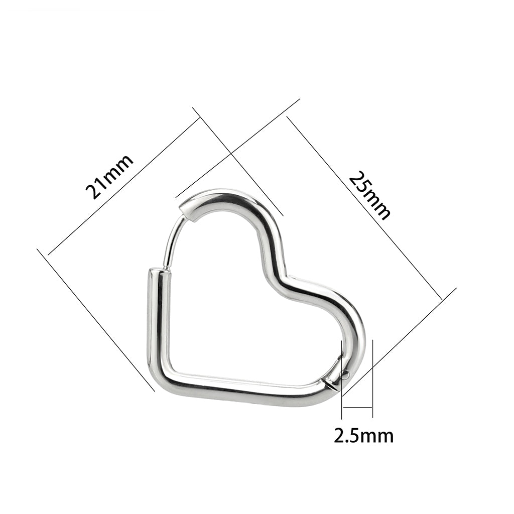 High Polished Minimalist Stainless Steel Earrings