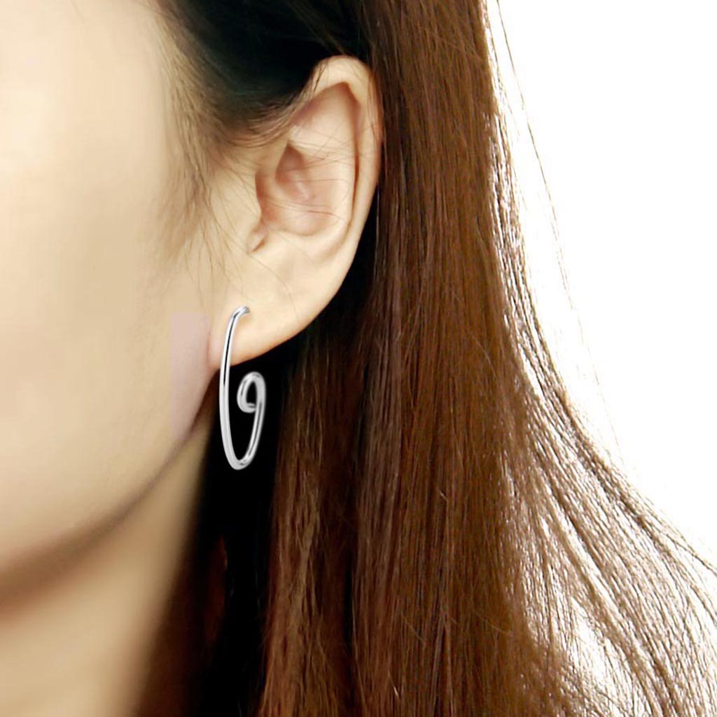 High Polished Minimalist Stainless Steel Earrings
