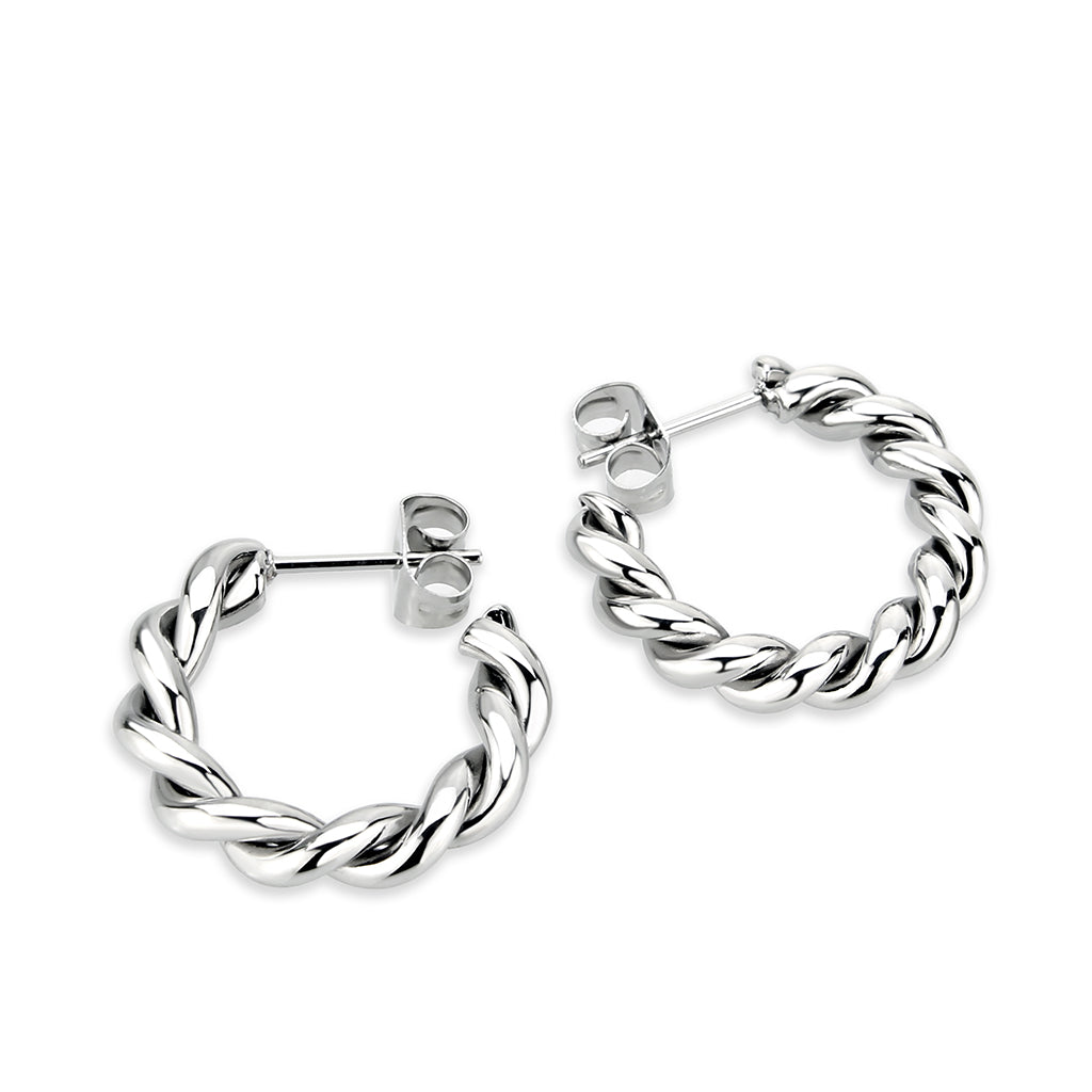 High Polished Minimalist Stainless Steel Earrings