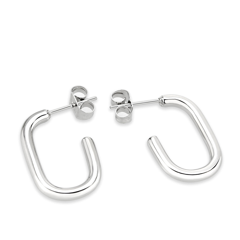 High Polished Minimalist Stainless Steel Earrings