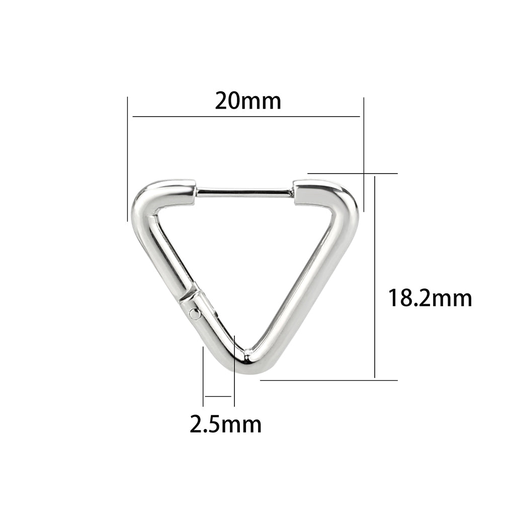 High Polished Minimalist Stainless Steel Earrings