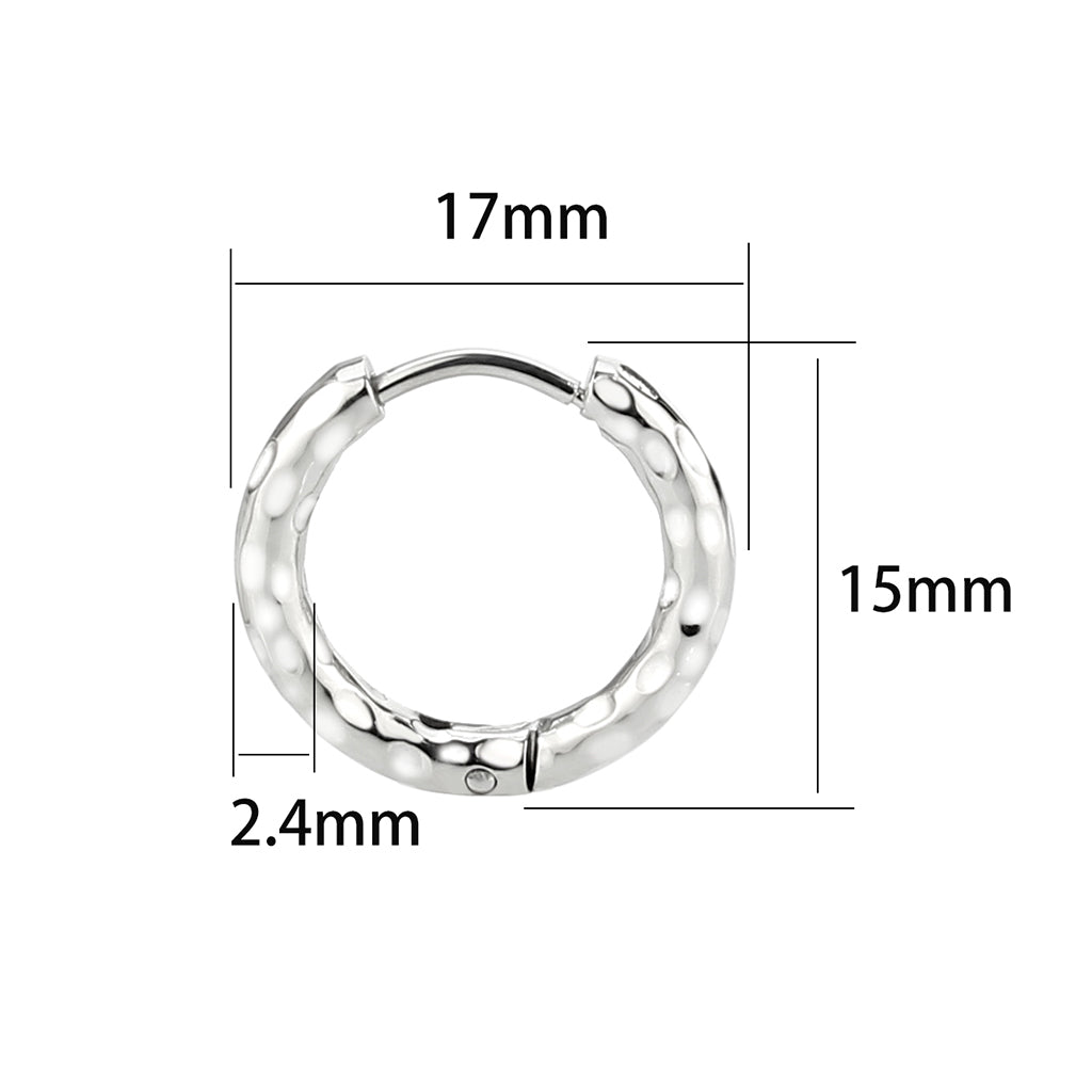 High Polished Minimalist Stainless Steel Earrings