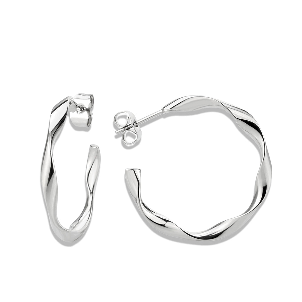 High Polished Minimalist Stainless Steel Earrings