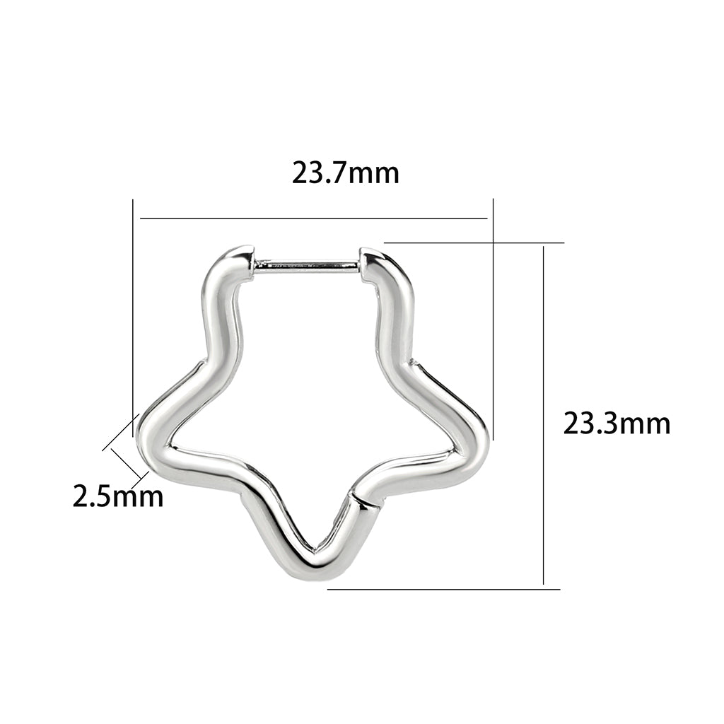 High Polished Minimalist Stainless Steel Earrings