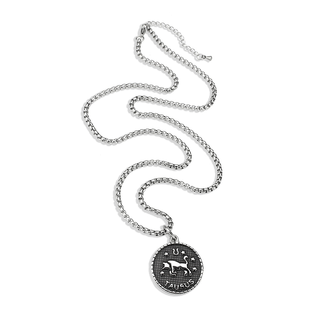 High polished (no plating) Stainless Steel Chain Pendant with NoStone in No Stone