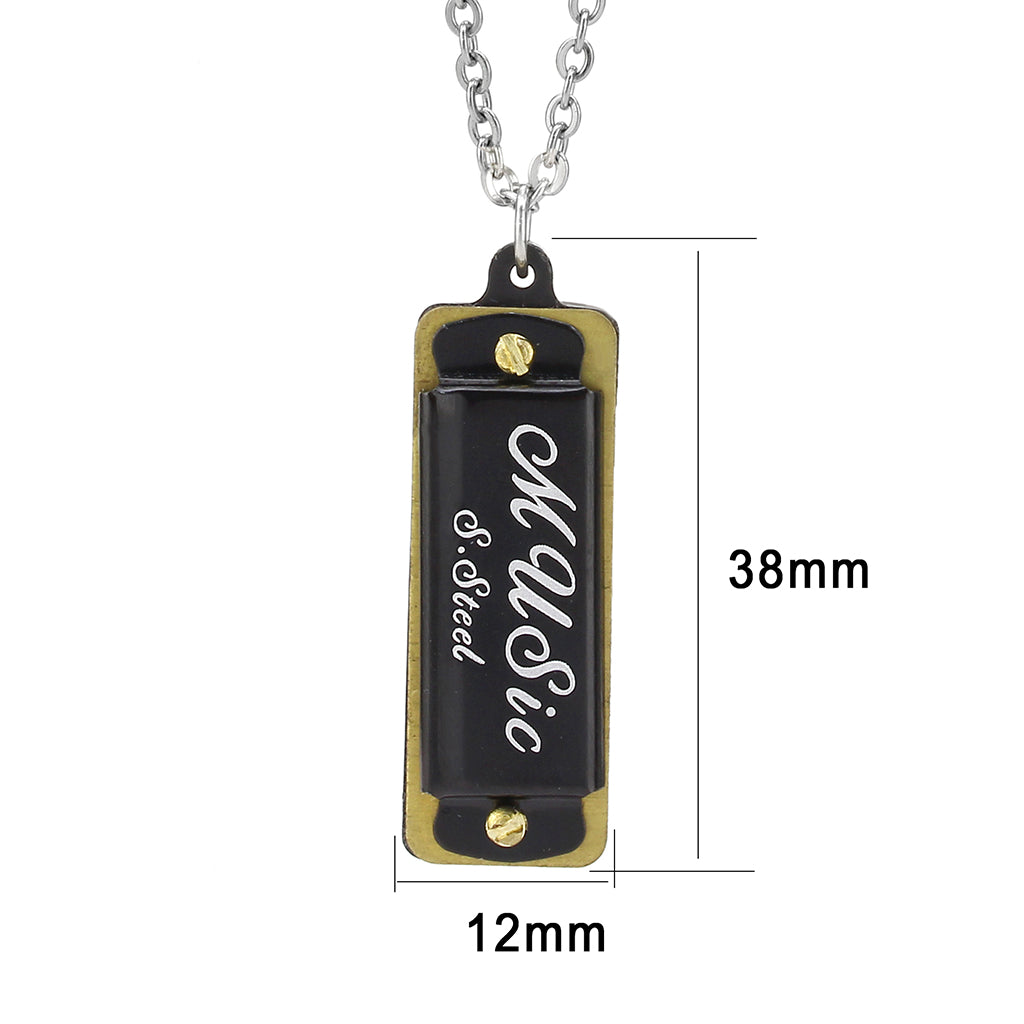 Two Tone IP Gold (Ion Plating) Stainless Steel Chain Pendant with NoStone in No Stone
